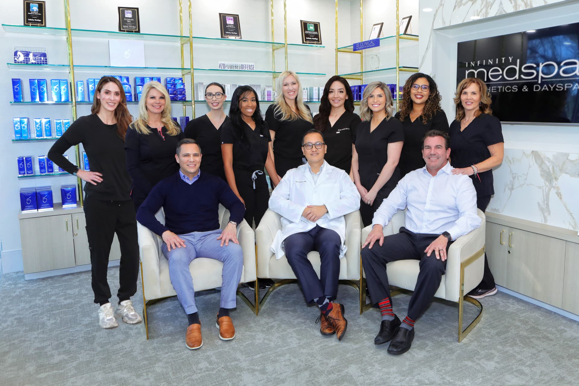 The Infinity MedSpa team of providers and injectors